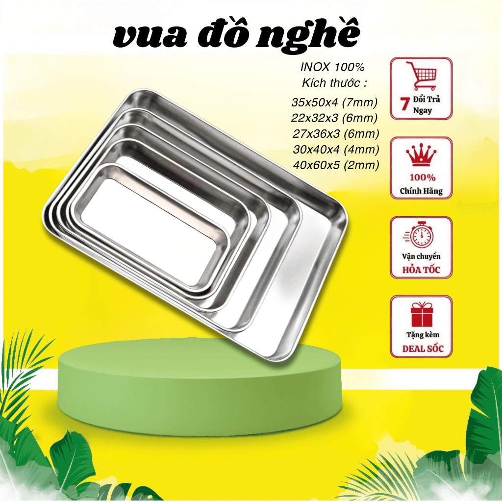 Khay Đựng Đồ Nghề Xe Máy INOX DẦY