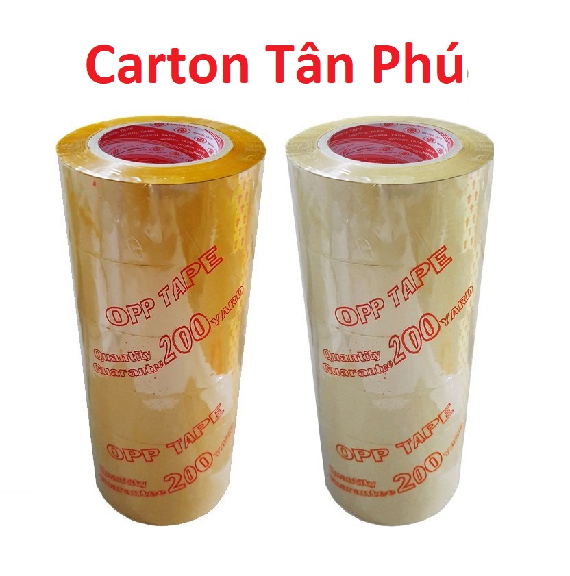 Băng Keo Trong, Đục 200y 1 cây (6 cuộn)