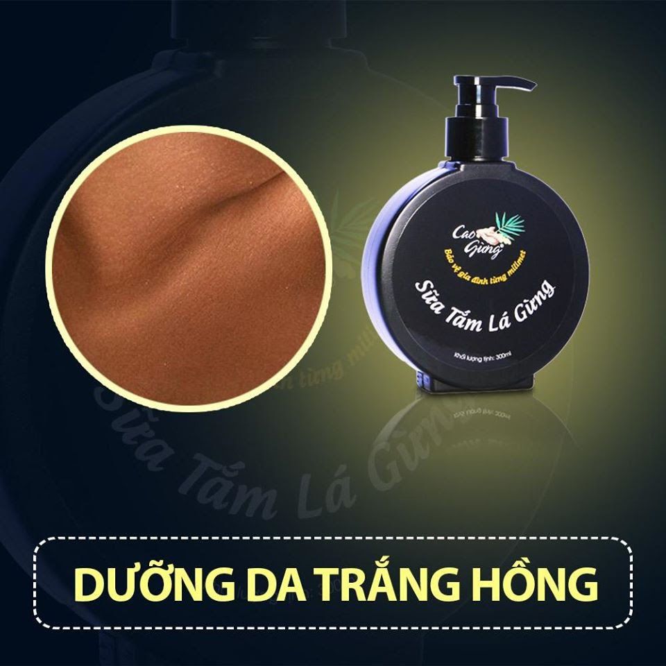 [HCM]sữa tắm lá gừng 300 ml