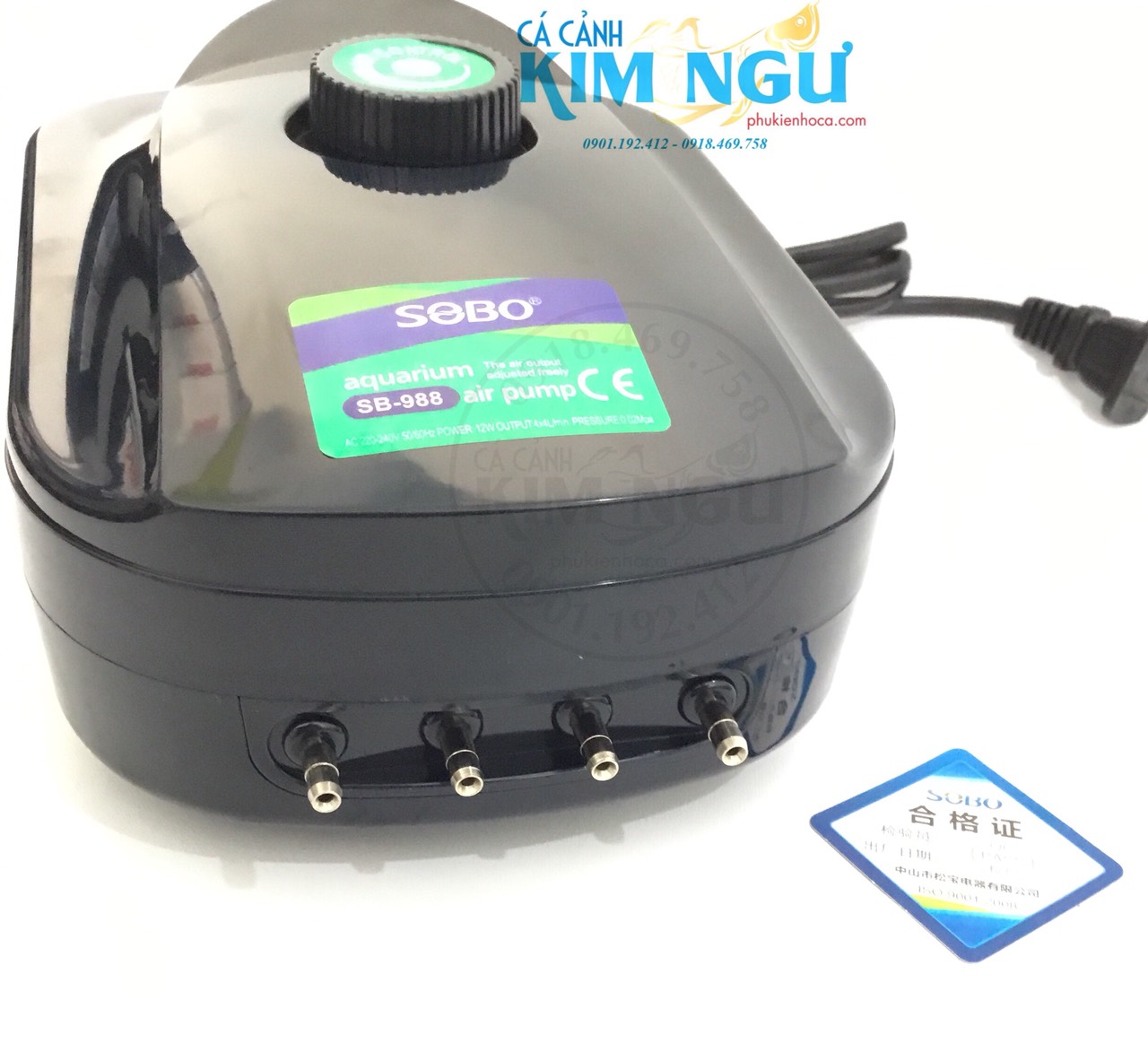Máy sủi oxy hồ cá sobo sb 988