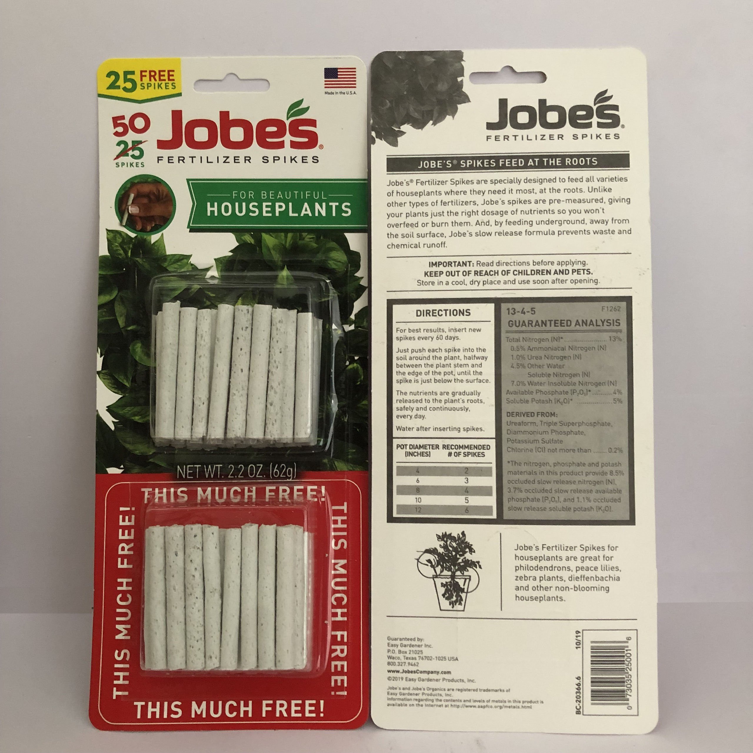 [HCM]Phân que tan chậm Jobes 13-4-5