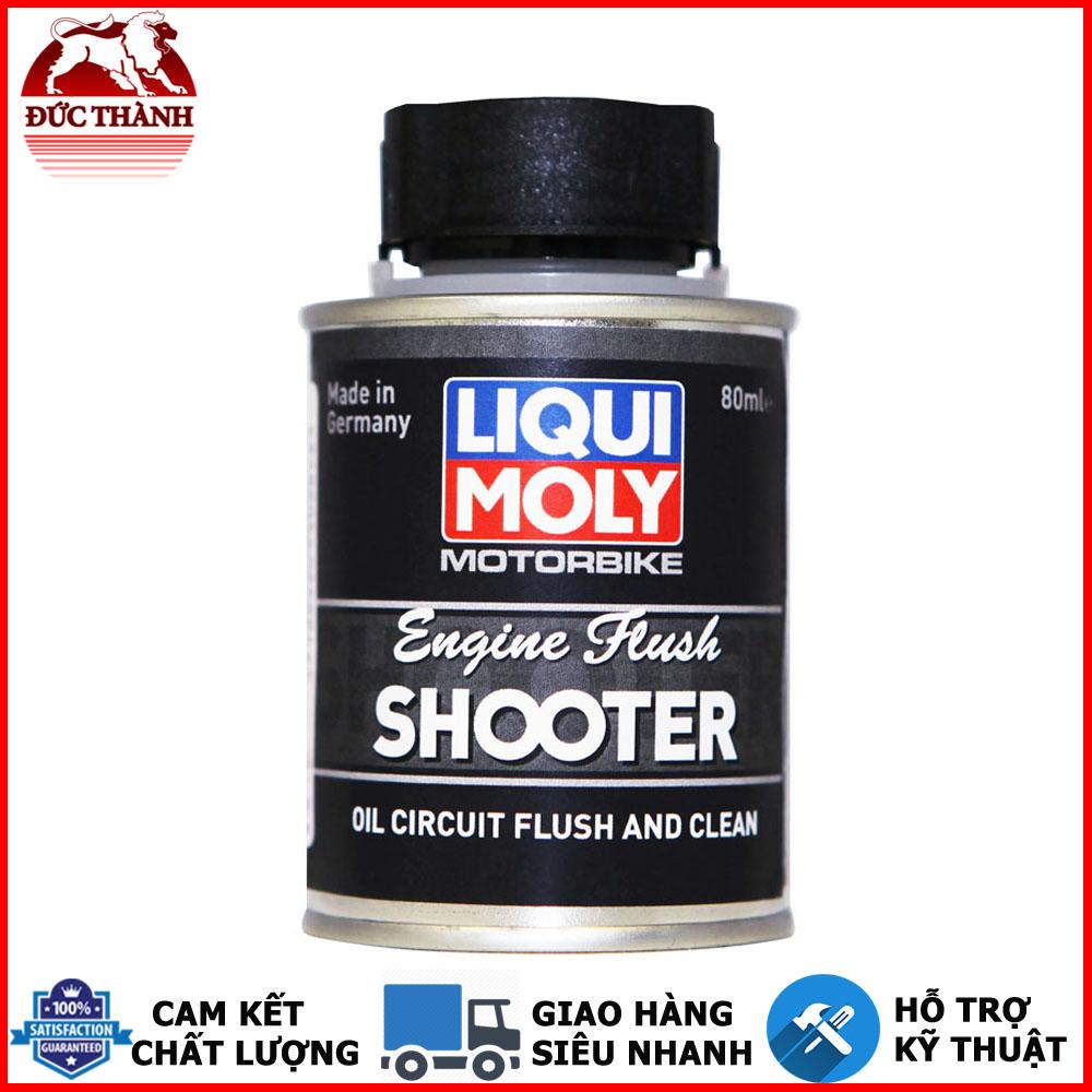 Bộ 2 chai Súc rửa động cơ xe máy Liqui Moly Engine Flush Shooter Oil Circuit Flush and Clean 20597 80ml