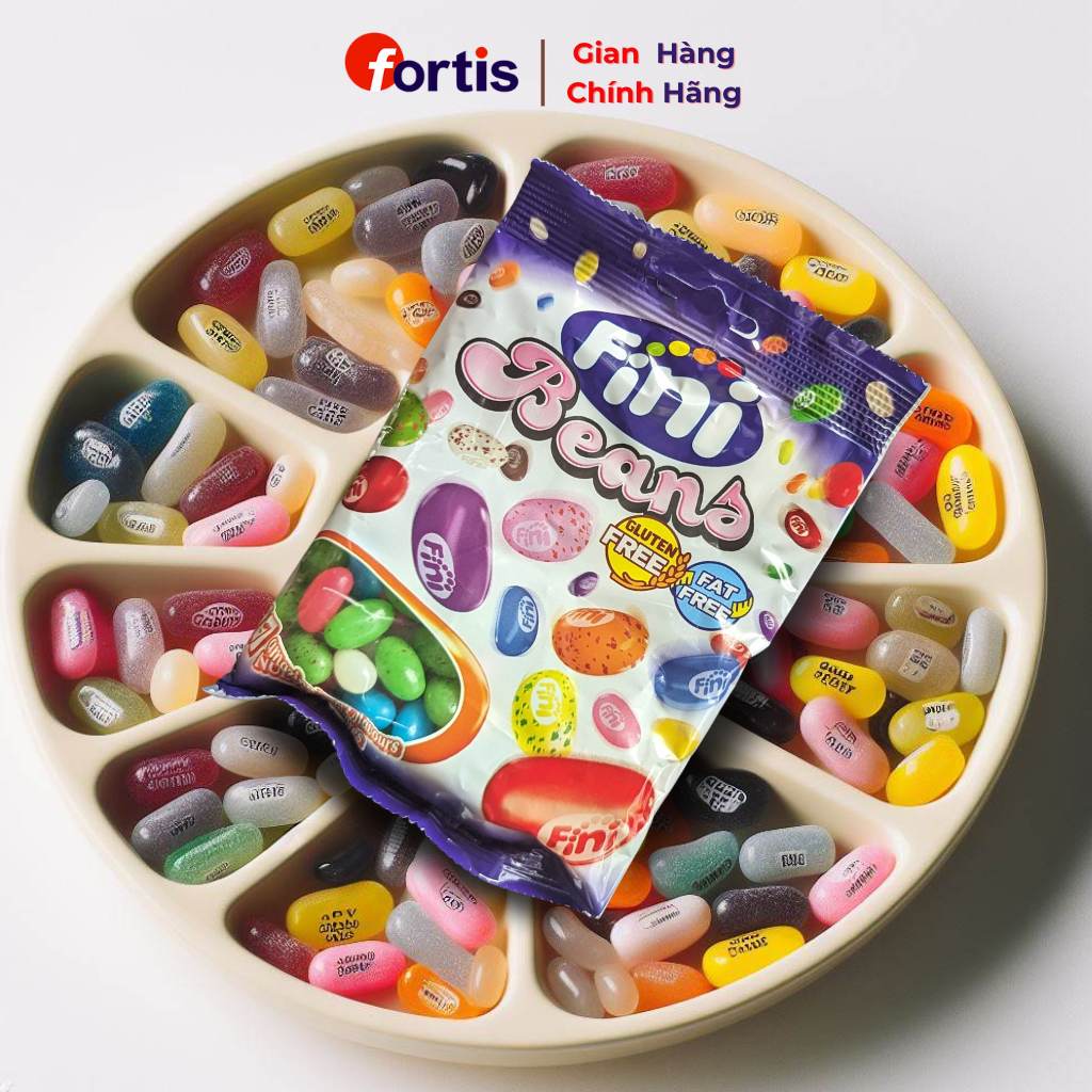 Fini Beans Jelly Candy Fruit Flavour 85g