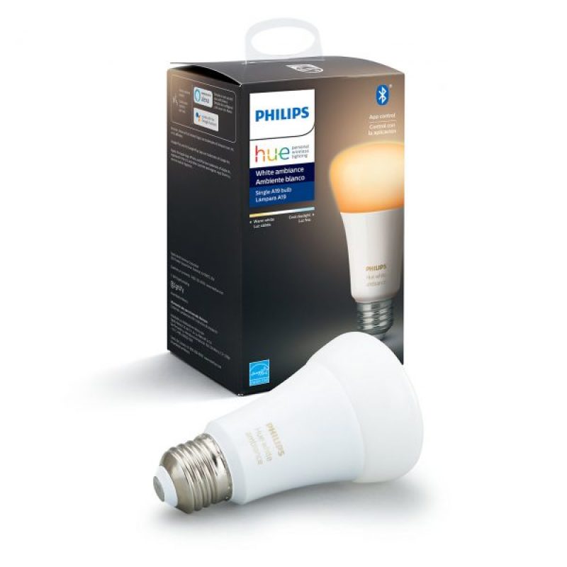 Bóng đèn thông minh Philips Hue White Ambiance Bluetooth 8.5W E27 | Điều khiển qua ứng dụng Hue Bluetooth