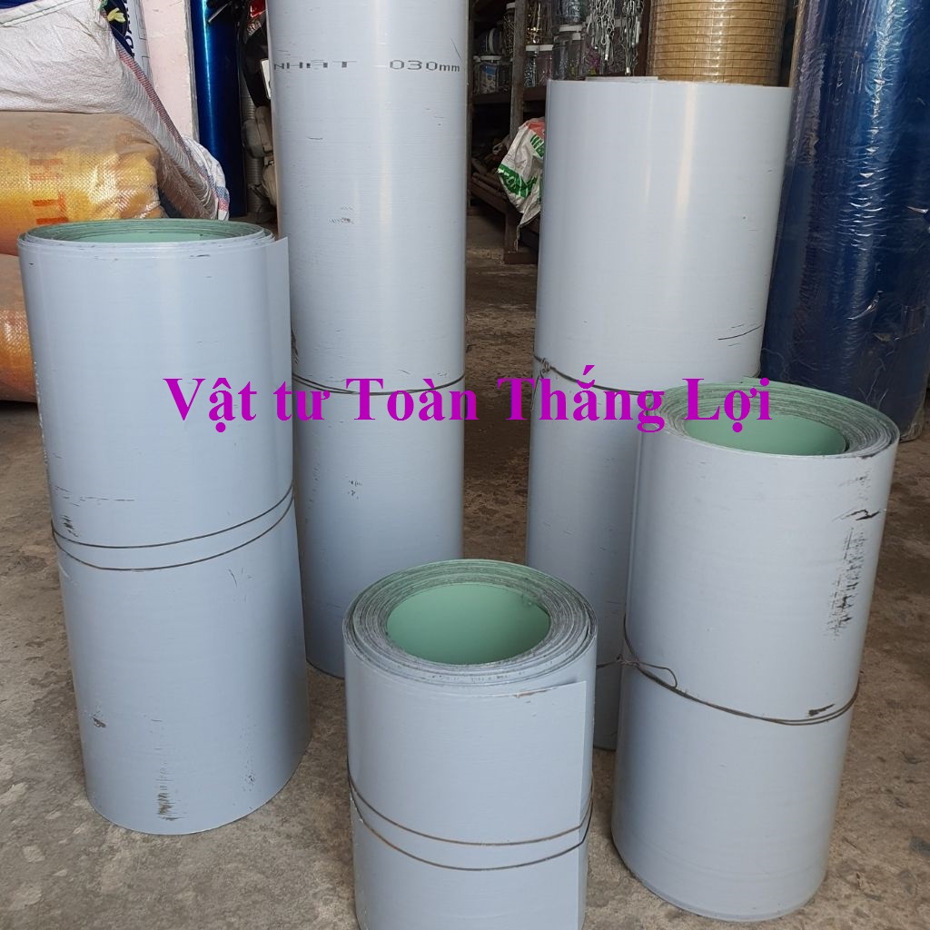 ( Khổ cao từ 20cm đến 60cm ) Tấm tôn thiếc phẳng xanh nhiều kích cỡ