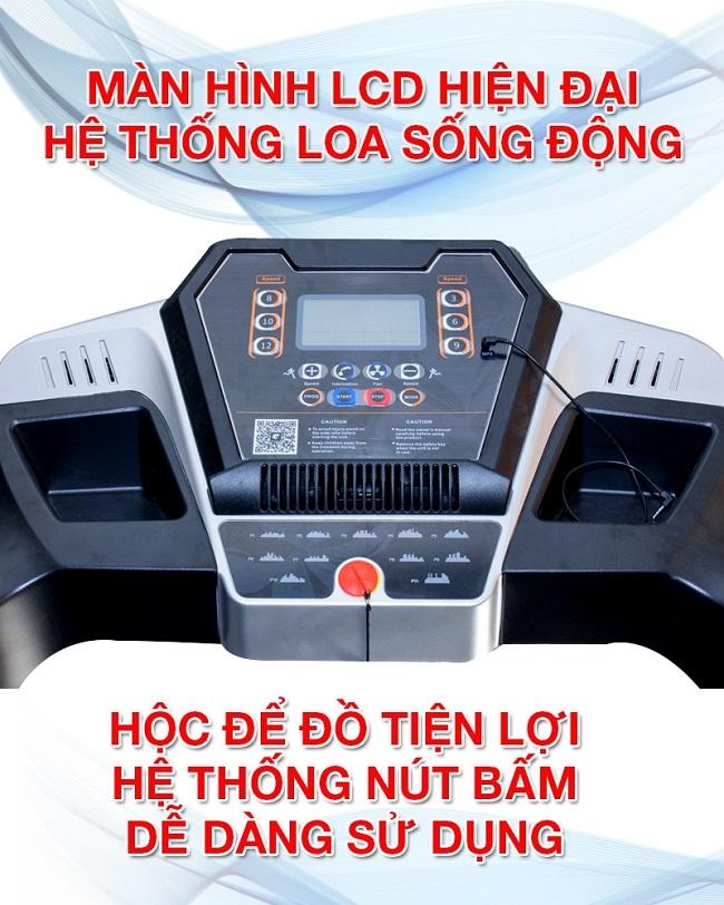 Máy chạy bộ điện đa năng Ganas T500