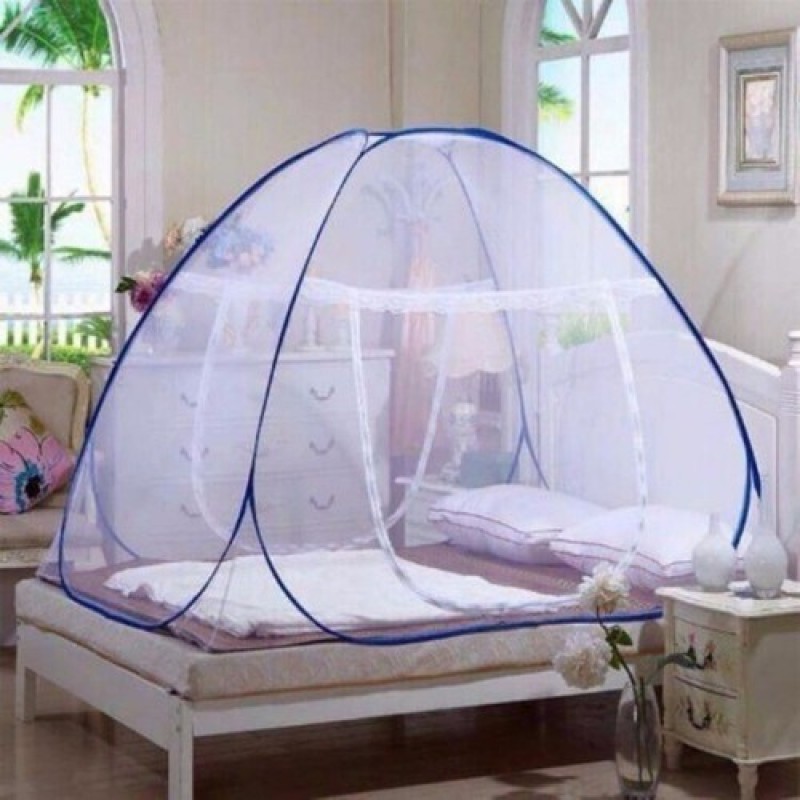 Mùng chụp người lớn ngăn muỗi hiệu quả M8 * 2M - Thiết kế tự bung không đáy thông minh có thể gấp gọn khi không sử dụng - Tiện lợi để mang theo khi du lịch, Màn che cao cấp