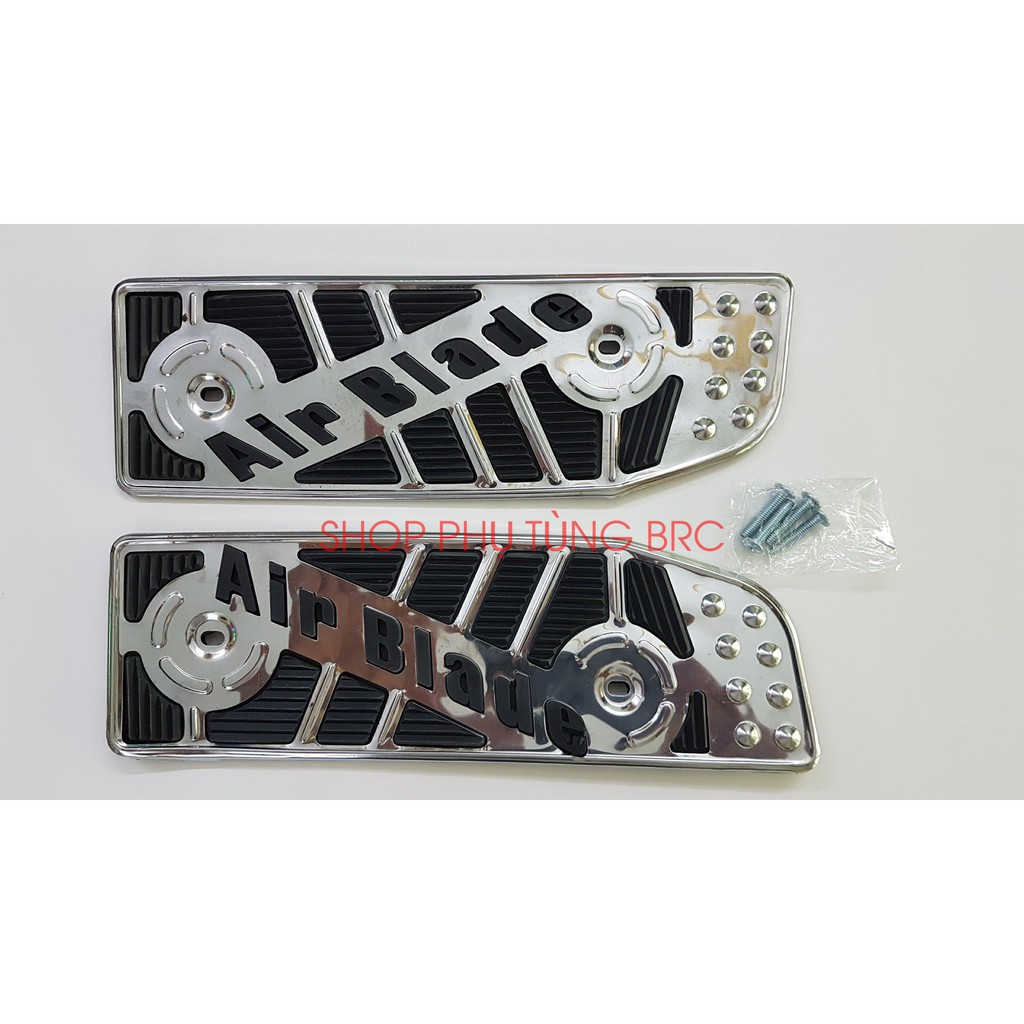 Thảm để chân inox xe AIRBLADE 2008, 2009, 2010