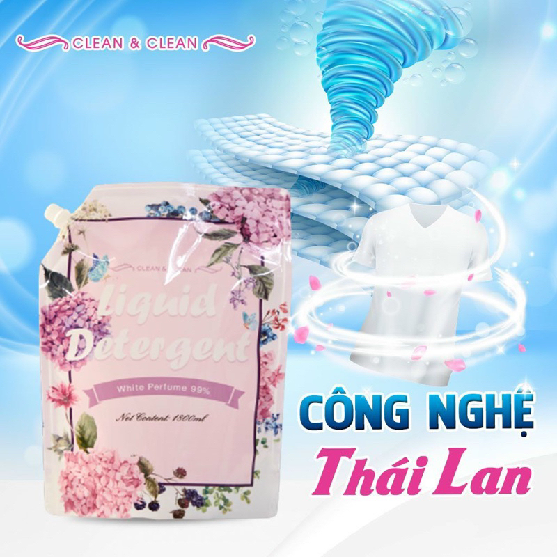 Nước giặt blue hàn quốc hương thảo mộc chính hãng 2000ml