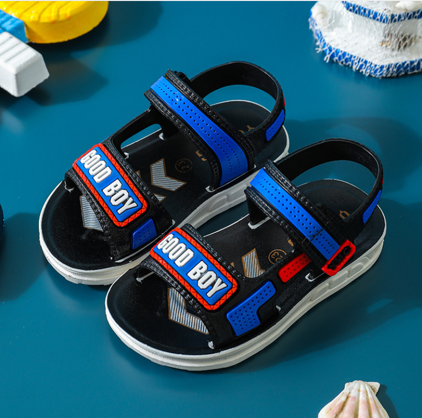 [HCM]Giày sandal nhựa cao cấp cho bé trai 1-5 tuổi (form nhỏ). Giày xăng đan cho bé tập đi. Giày đẹp cho bé. My Little Boss