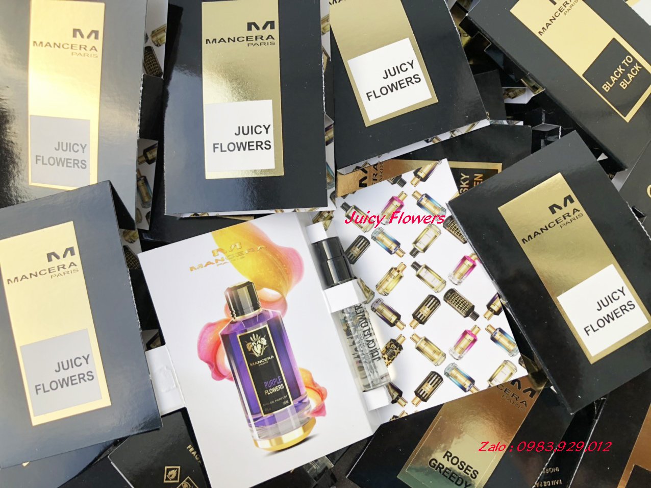 Mẫu thử Vial nước hoa Mancera Paris các mùi