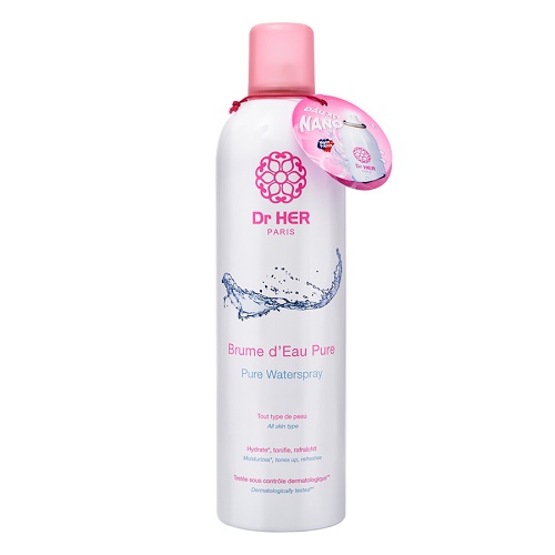 Xịt khoáng mát lạnh, cấp ẩm cho da Dr HER Paris 400ML
