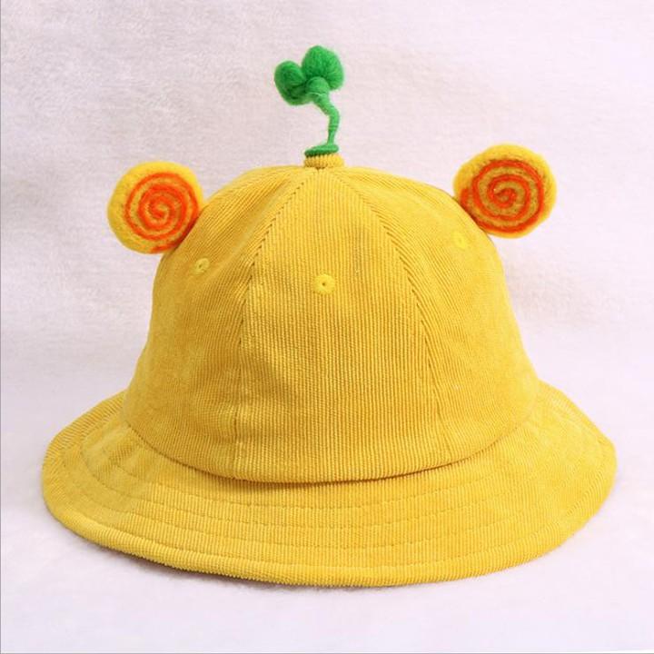Mũ mầm cây Maruko 3D nhung cute