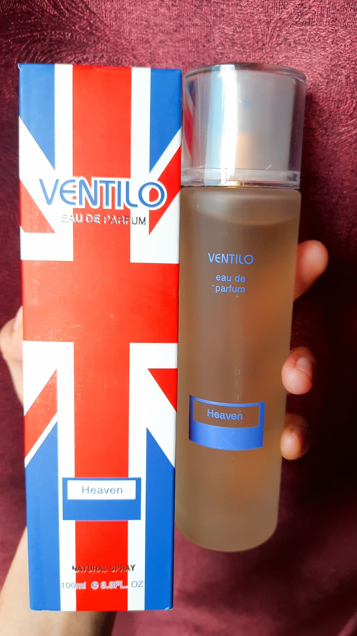 Nước Hoa Ventilo Hương hoa Tự Nhiên Tươi Mát 100ml