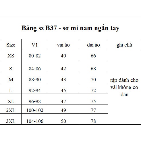 Rập giấy A0 mã B37 (Bản vẽ) - rập sơ mi nam (BẢN VẼ)