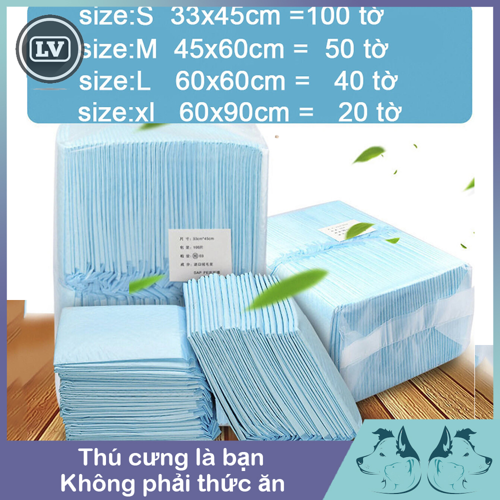 Tã cho chó mèo tã giấy lót chuồng cho chó mèo siêu thấm hút- Bỉm cho chó mèo nhiều kích thước