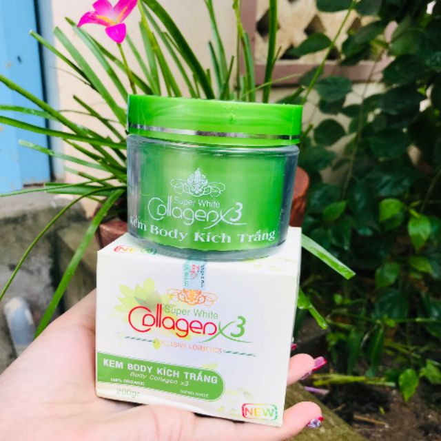 Kem Body Kích Trắng Collagen X3 - Giáng Kiều