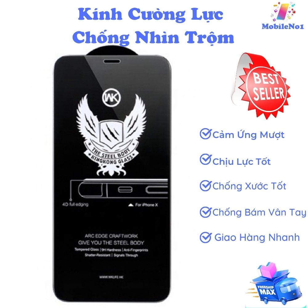 Cường lực chống nhìn trộm iphone,cường lực chống nhìn trộm,cường lực tự dán iphone x/xs/xsmax/11/12/13/14/pro/promax-mobileno1