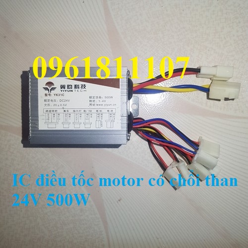 IC xe đạp điện 24V 500W, bộ điều tốc xe điện 24v 500W