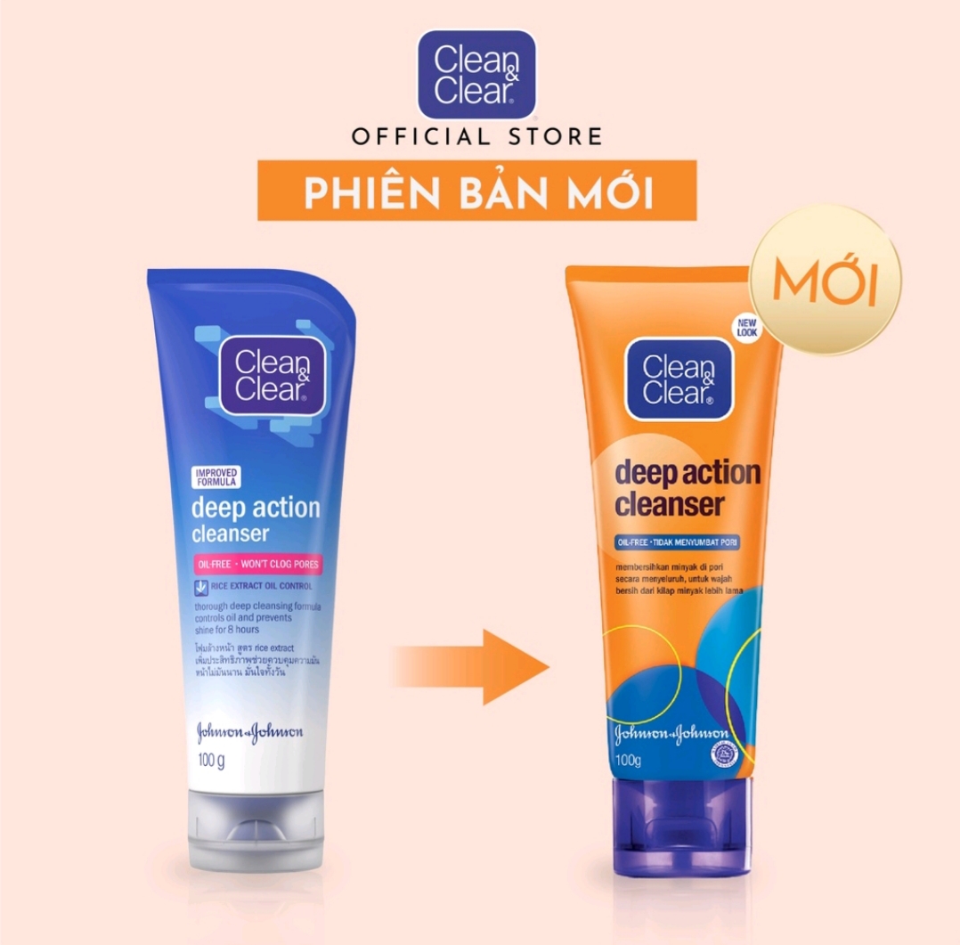 [HCM] Sữa Rửa Mặt CLEAN & CLEAR 100g