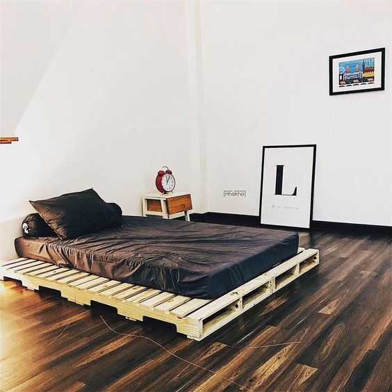 Giường Pallet Gỗ Thông 100%