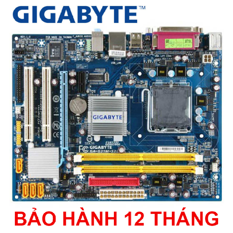 Bảng giá Main Giga G31 socket 775 ram DDR2 - Bo mạch chủ Gigabyte G31 Phong Vũ