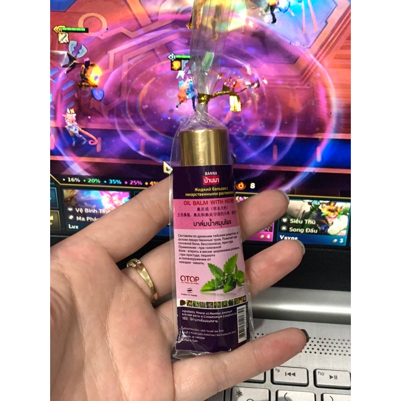 [CHÍNH HÃNG] Dầu Lăn Bạc Hà Thái Lan 8ml