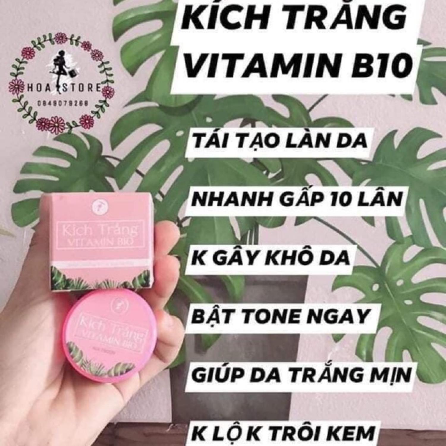 [HCM]Kích trắng Vitamin B10 - kem dưỡng body