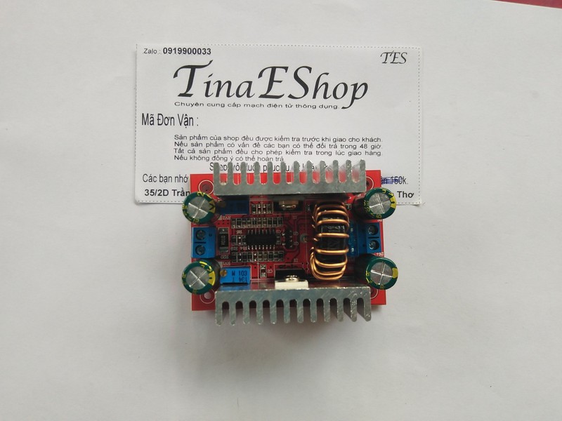Mạch Tăng áp 400W 15A có chỉnh hạn dòng  Boost