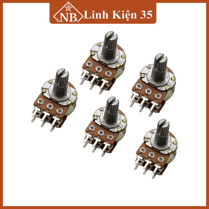 Triết áp đôi 6 chân ( núm chỉnh volume kép chất lượng )