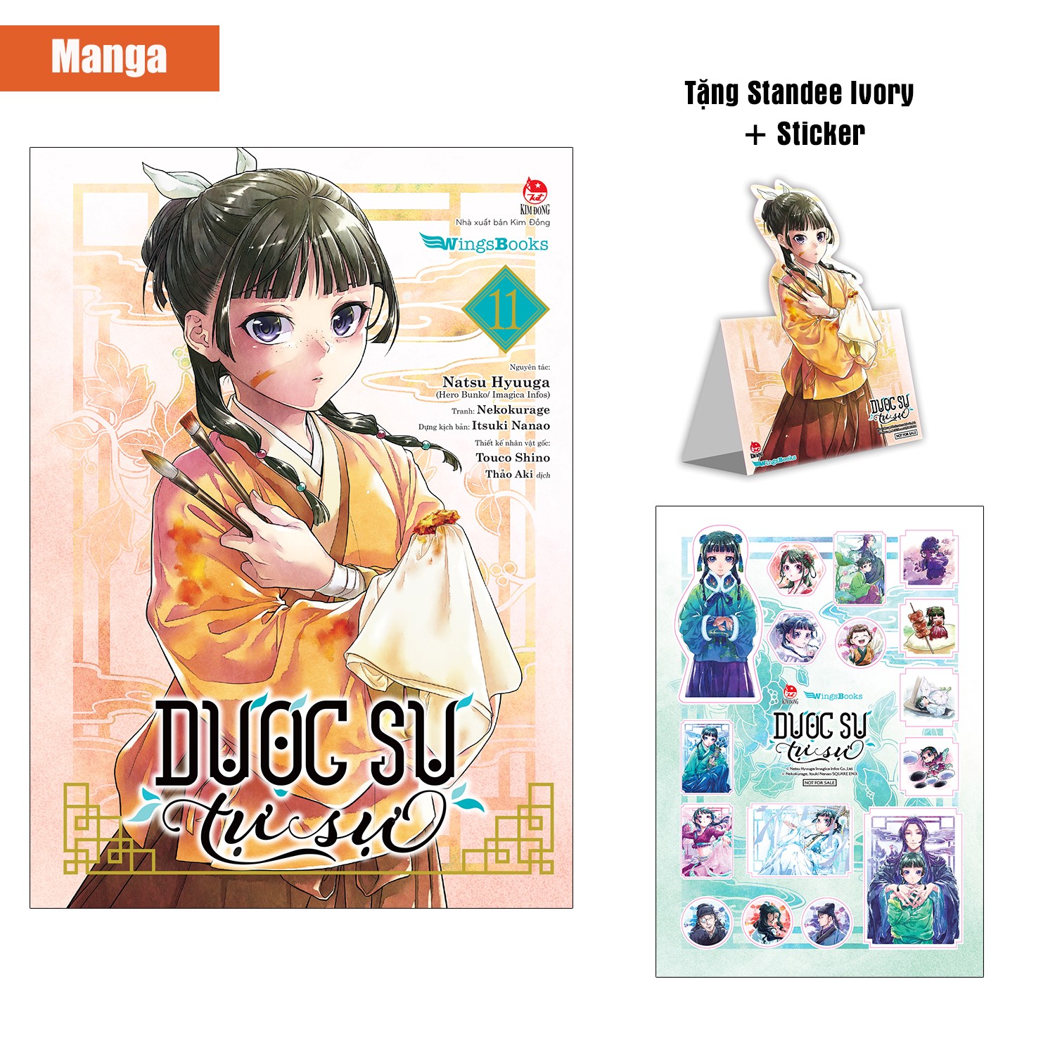 Sách Dược sư tự sự - Tập 1 2 3 4 5 6 7 8 9 10 11 - Manga + Light Novel + Combo - NXB Kim Đồng