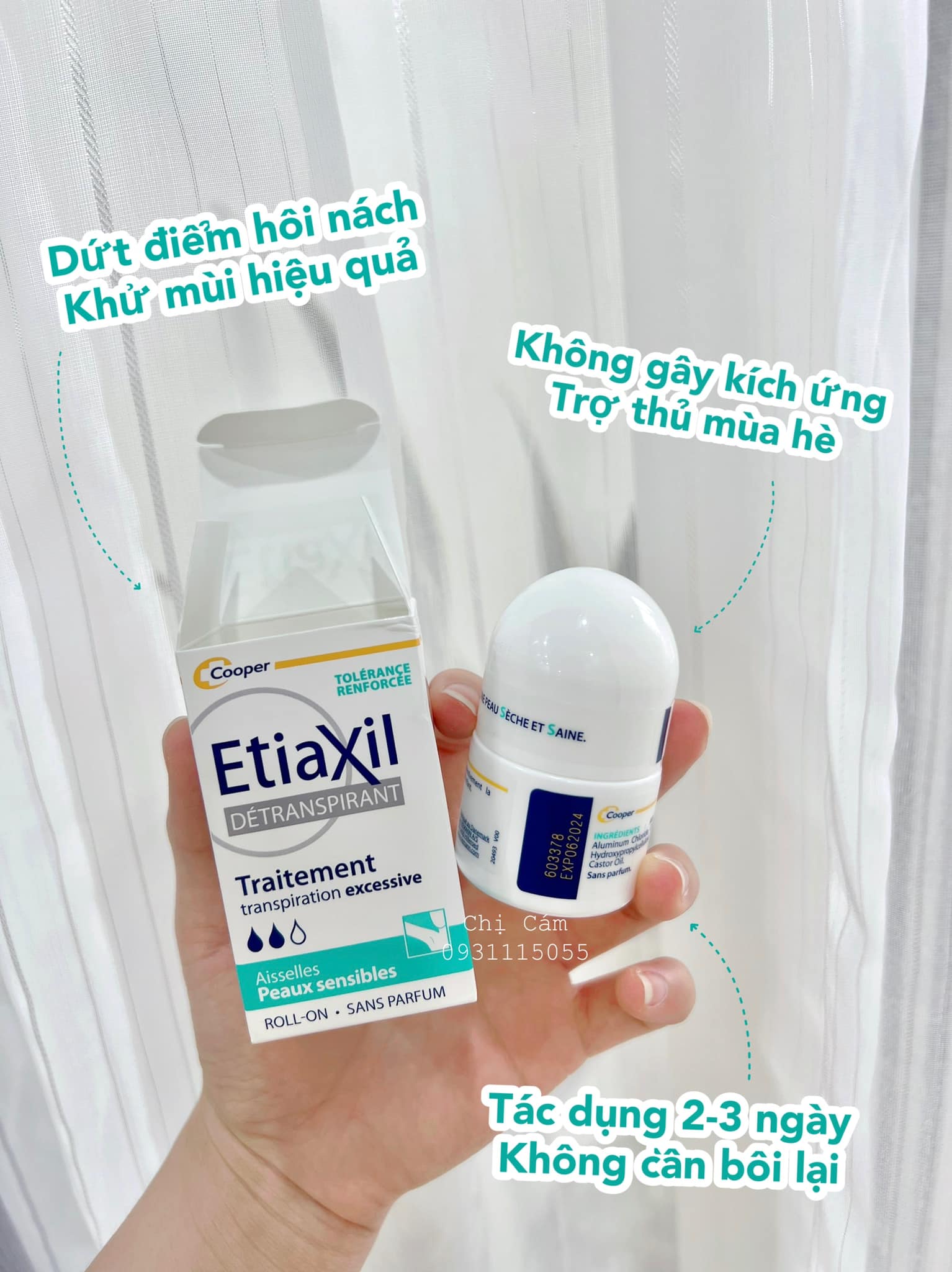 Lăn khử mùi Etiaxil