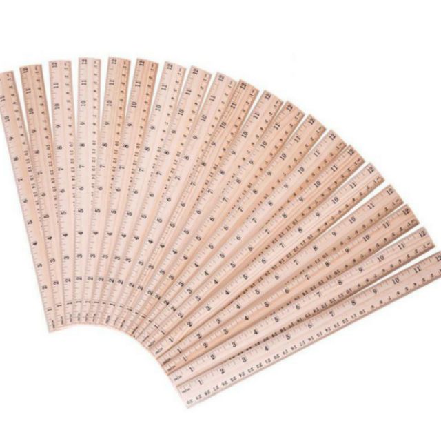 [HCM]Thước gỗ 30cm