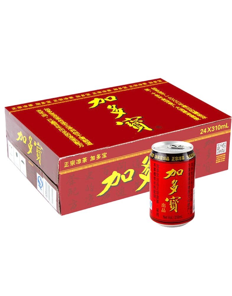 [1 Thùng 24 Lon] Trà Thảo Mộc Jia Dou Bao/ Nước Sâm Thảo Mộc Thanh Nhiệt