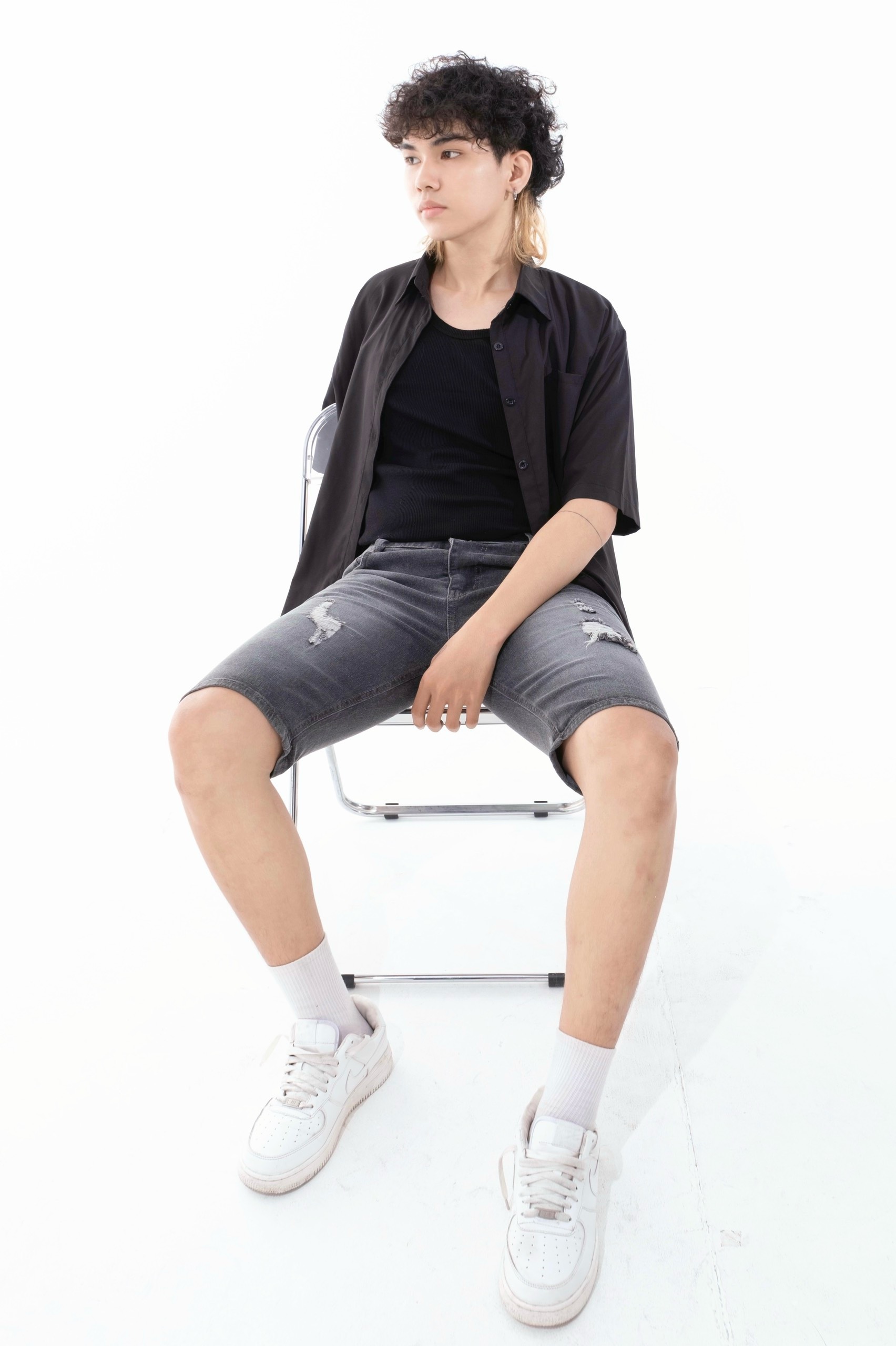 QUẦN SHORT JEAN NAM wash nhẹ co giãn BBQ04 QUẦN SHORT BÒ nam khoá kéo nút gài chuẩn form hình thật