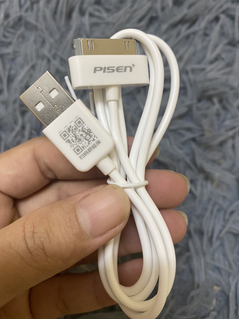 dây sạc pisen dùng cho ipad 2, ipad 3, lphone 4, 4S - Hàng chính hãng BH 12 tháng