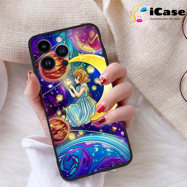 Ốp lưng iPhone 14 Pro Max viền dẻo TPU BST Purple