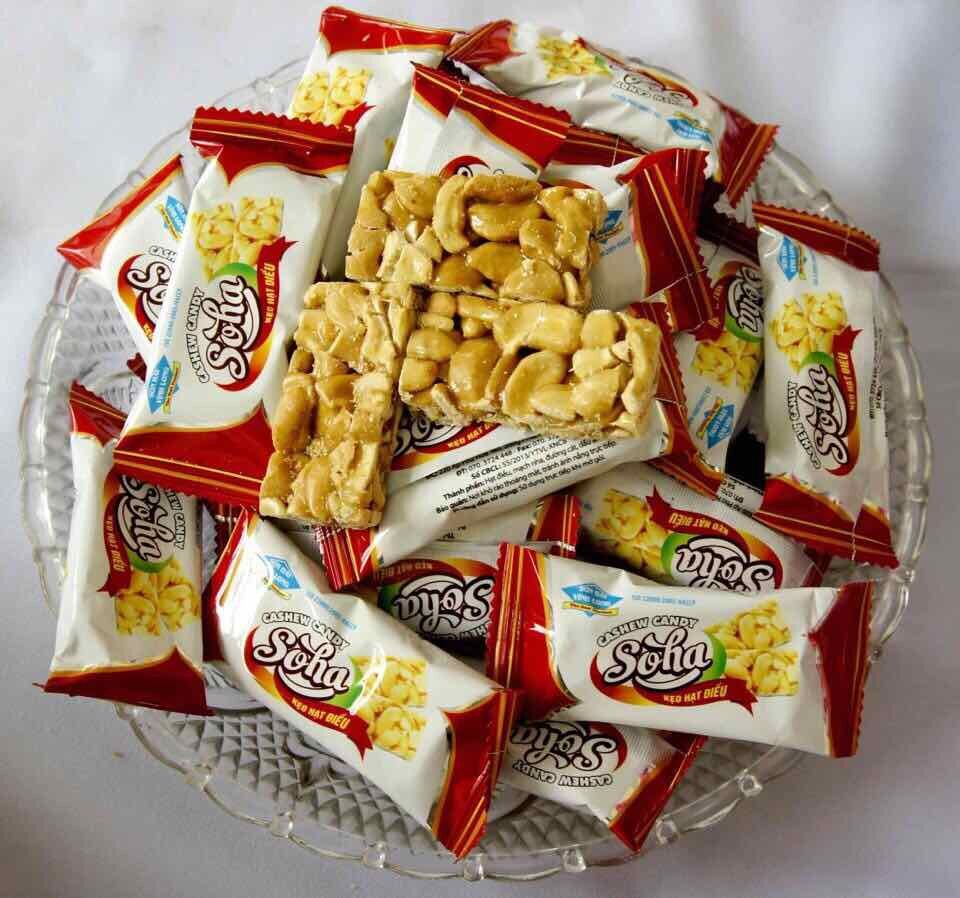 Kẹo Hạt Điều Soha Sơn Hải, Gói 250G