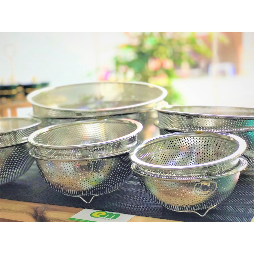 Rổ inox tem vàng xuất khẩu