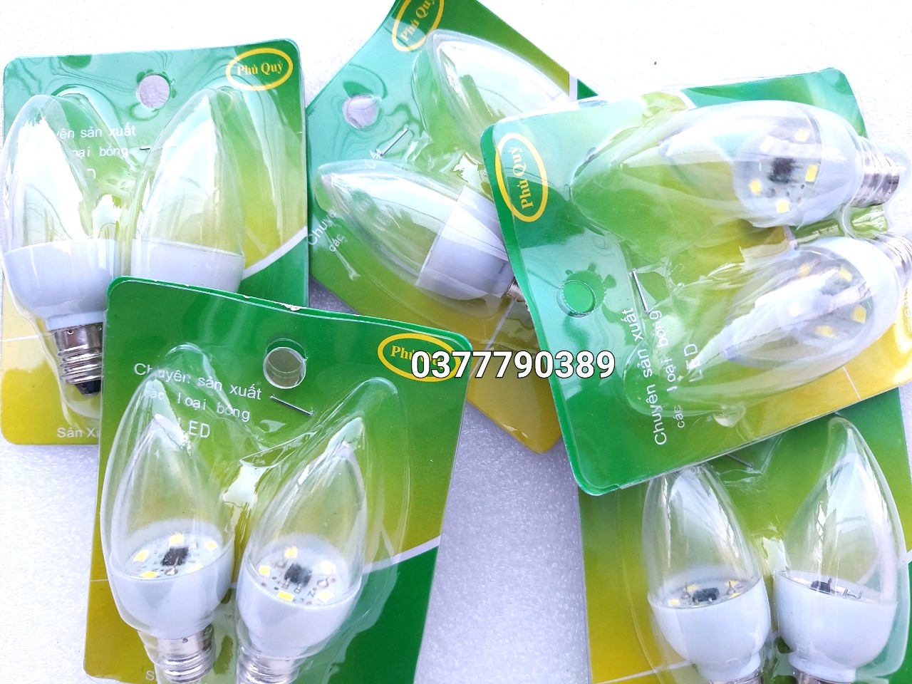 combo 10 bóng ớt led trắng
