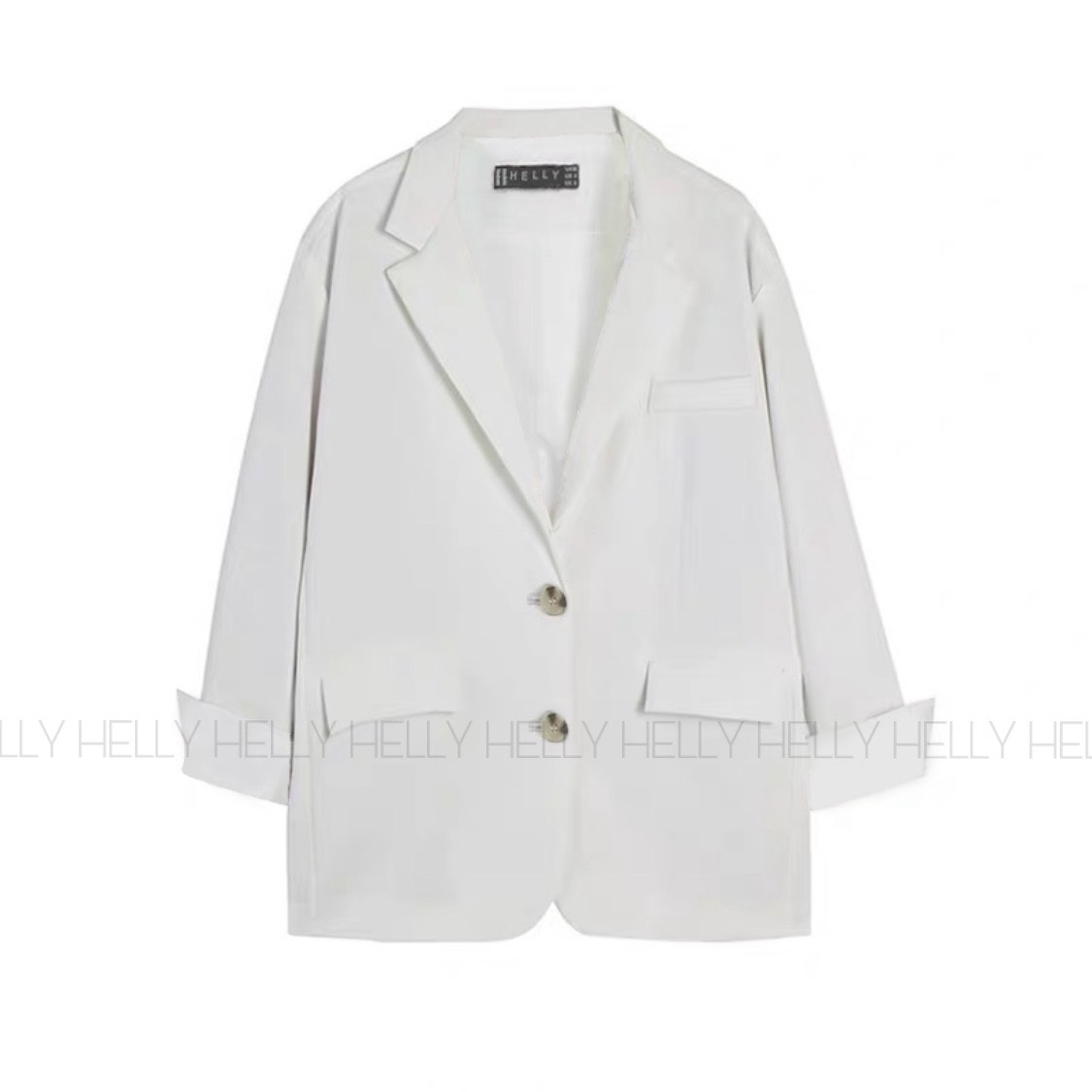 BLAZER 2 LỚP HỒNG | TRẮNG | HELLY SHOP