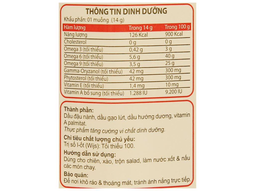 [HCM][Combo 3 Chai] Dầu Ăn Thượng Hạng Nhãn Hiệu Neptune Light 2L