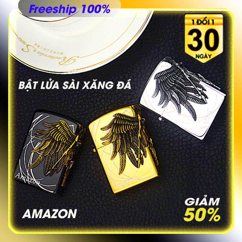 Bật lửa xăng đá bấc harley davison  bật lửa sài xăng đá độc đáo đẹp.