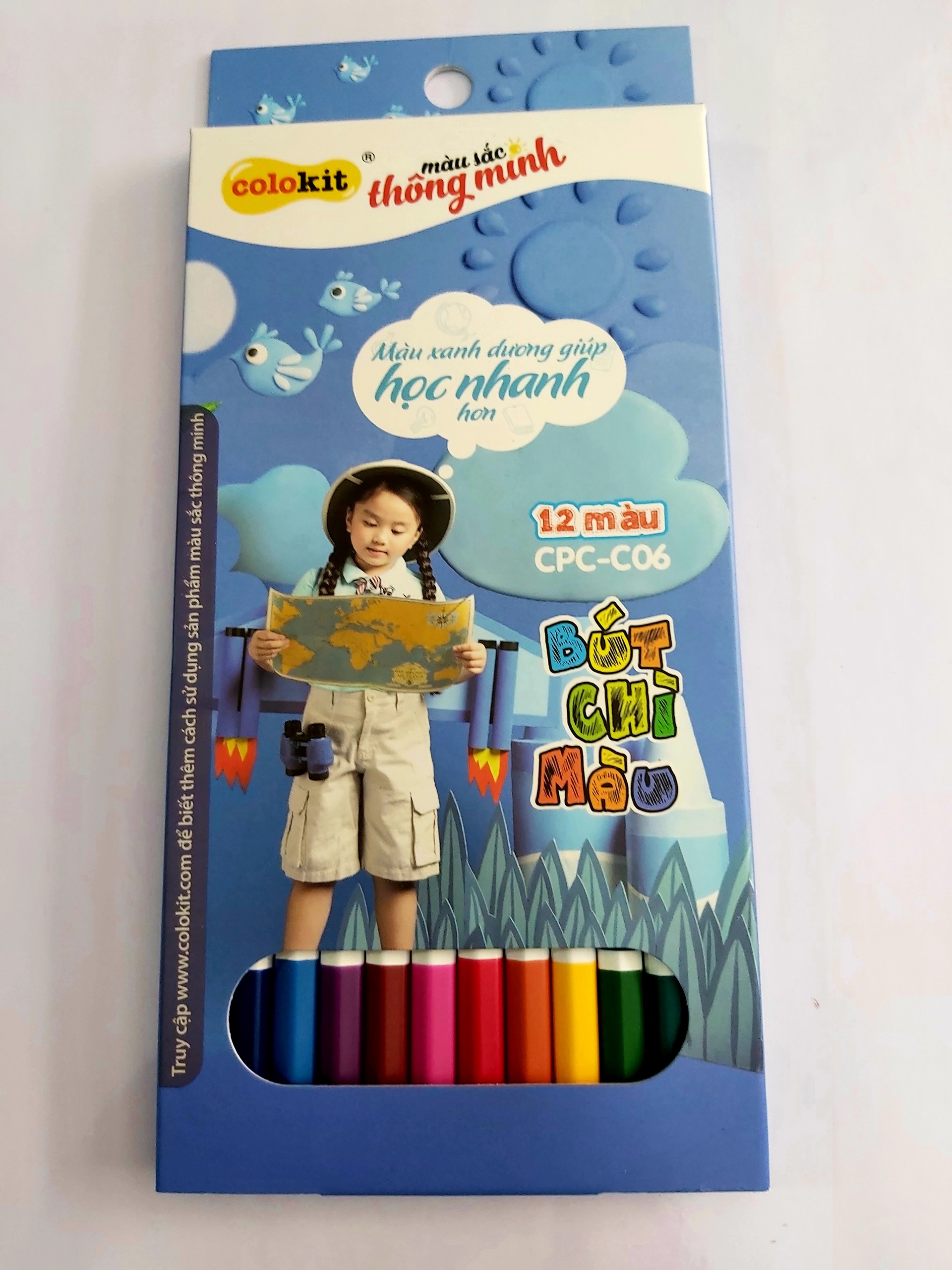 Dụng Cụ Học Sinh Bút Chì Màu ColoKit Thiên Long (12 Màu/16 Màu)