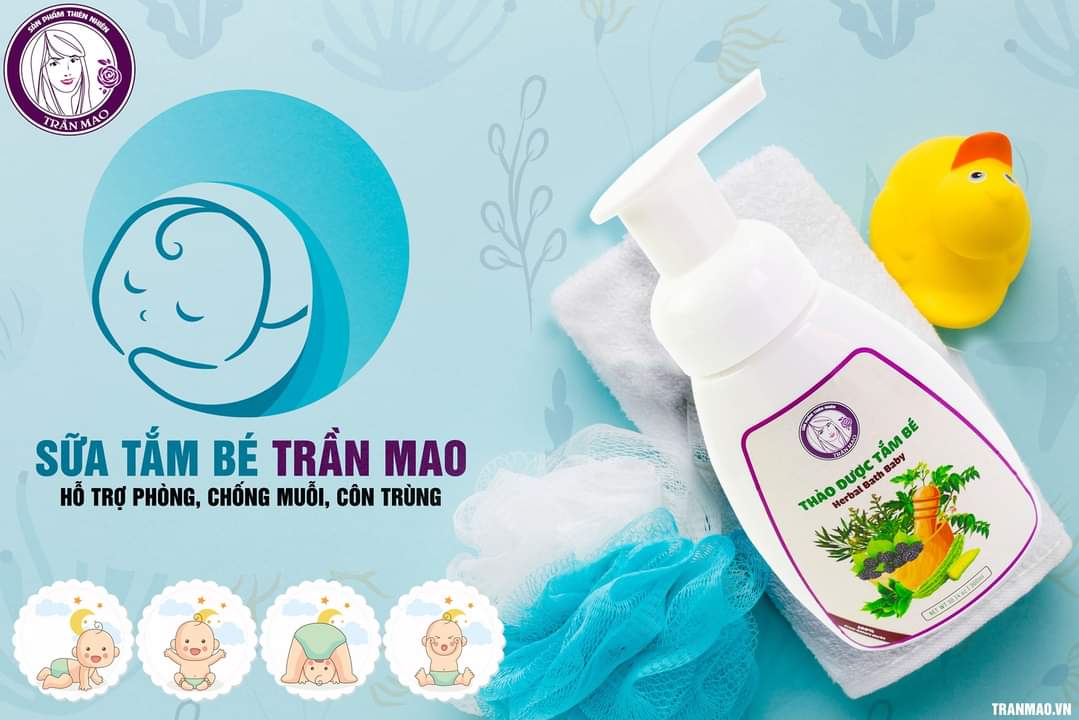SỮA TẮM BÉ THẢO DƯỢC TRẦN MAO