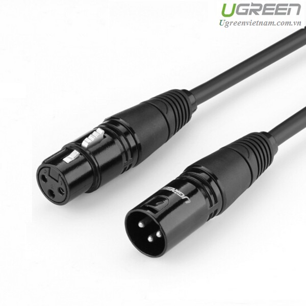 Cáp nối dài Microphone XLR 2m  Ugreen 20710 cao cấp
