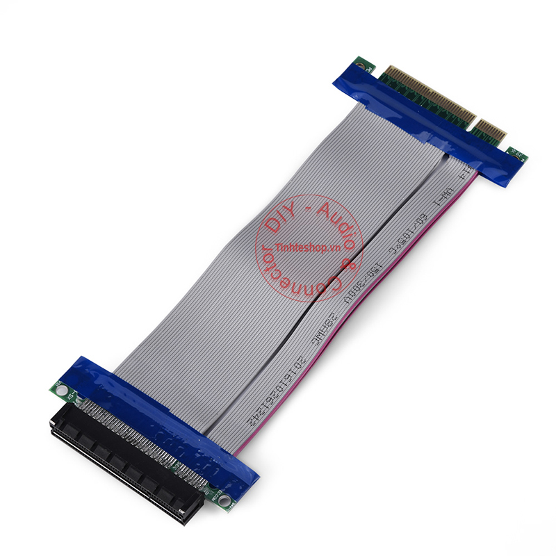 Dây cáp riser nối dài mở rộng khe cắm PCI-E 8X cho PC Máy tính để bàn 18.5Cm