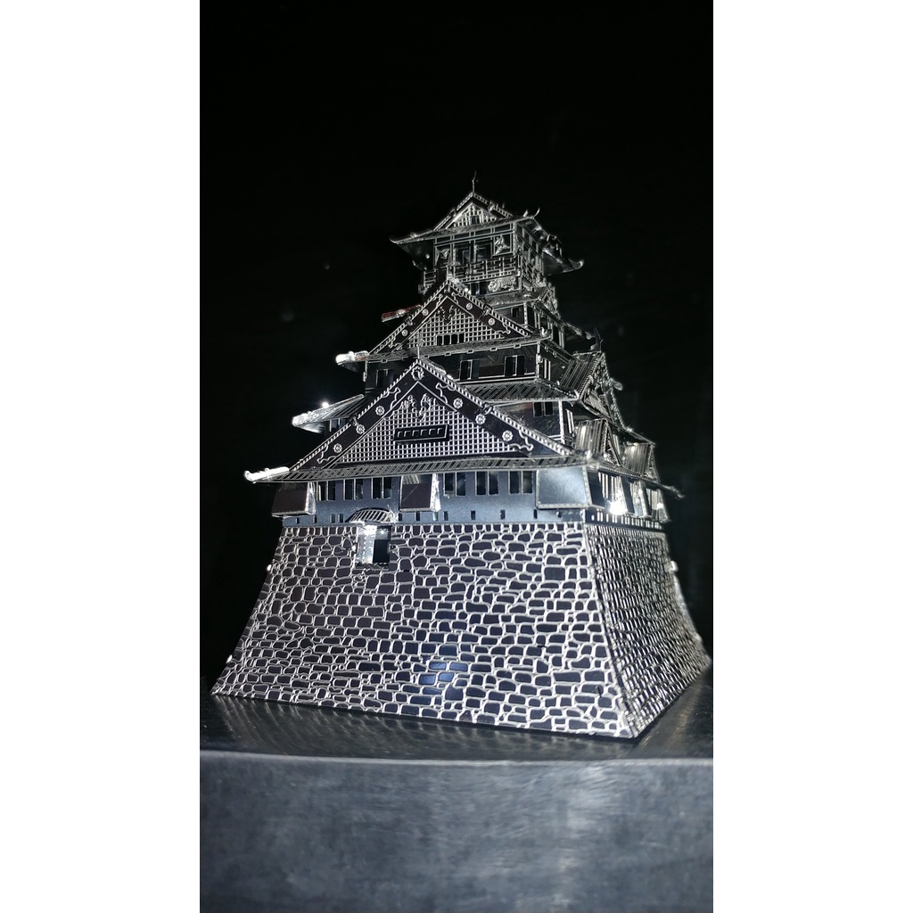 Mô Hình 3D Kim Loại Lâu Đài Osaka (chưa ráp)