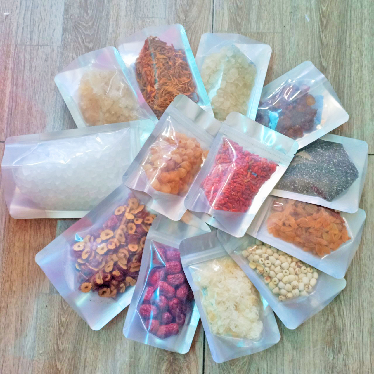(Nấu 35-40 Chén) Chè Tuyết Yến Dưỡng Nhan 12 vị (KHÔNG ĐƯỜNG PHÈN)