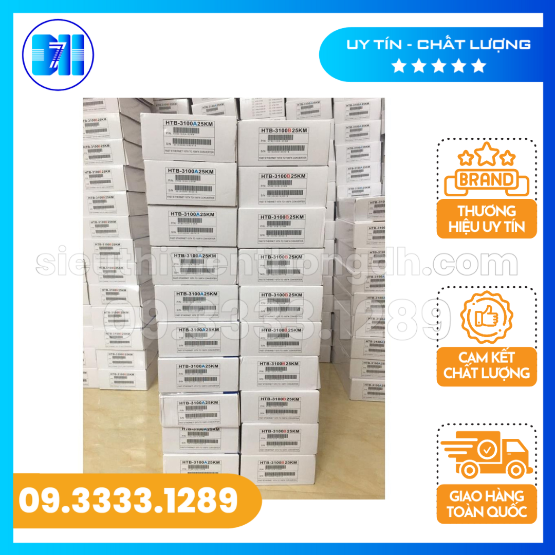 Combo 10 cặp Converter Quang 1 sợi Netlink 3100 A/B